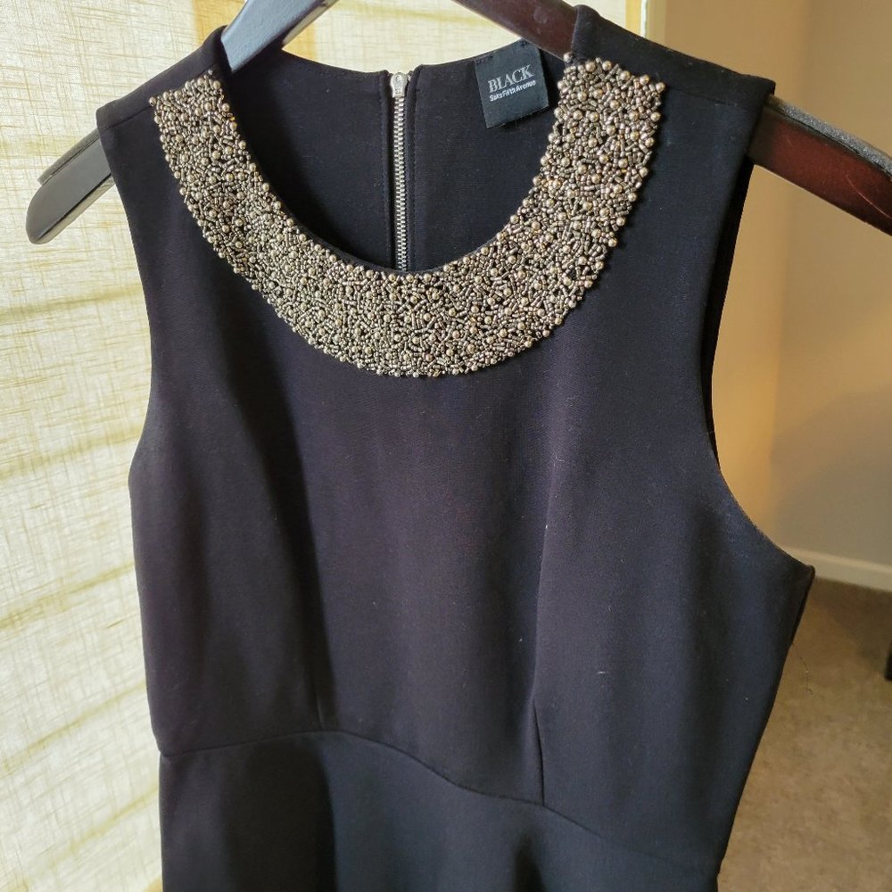 Black SAKS 5th Ave Peplum Top